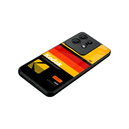 Keep Happiness Yellow stylish phone case for motorola edge 50 pro | glossy glass and slim fit