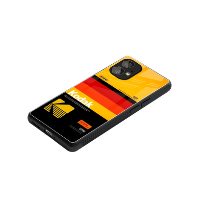 Keep Happiness Yellow stylish phone case for nothing phone 1 | glossy glass and slim fit