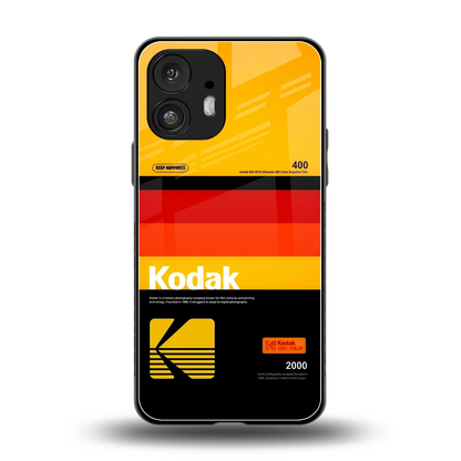 Keep Happiness Yellow back phone cover | glass case for nothing phone 2