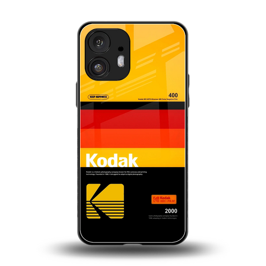 Keep Happiness Yellow back phone cover | glass case for nothing phone 2