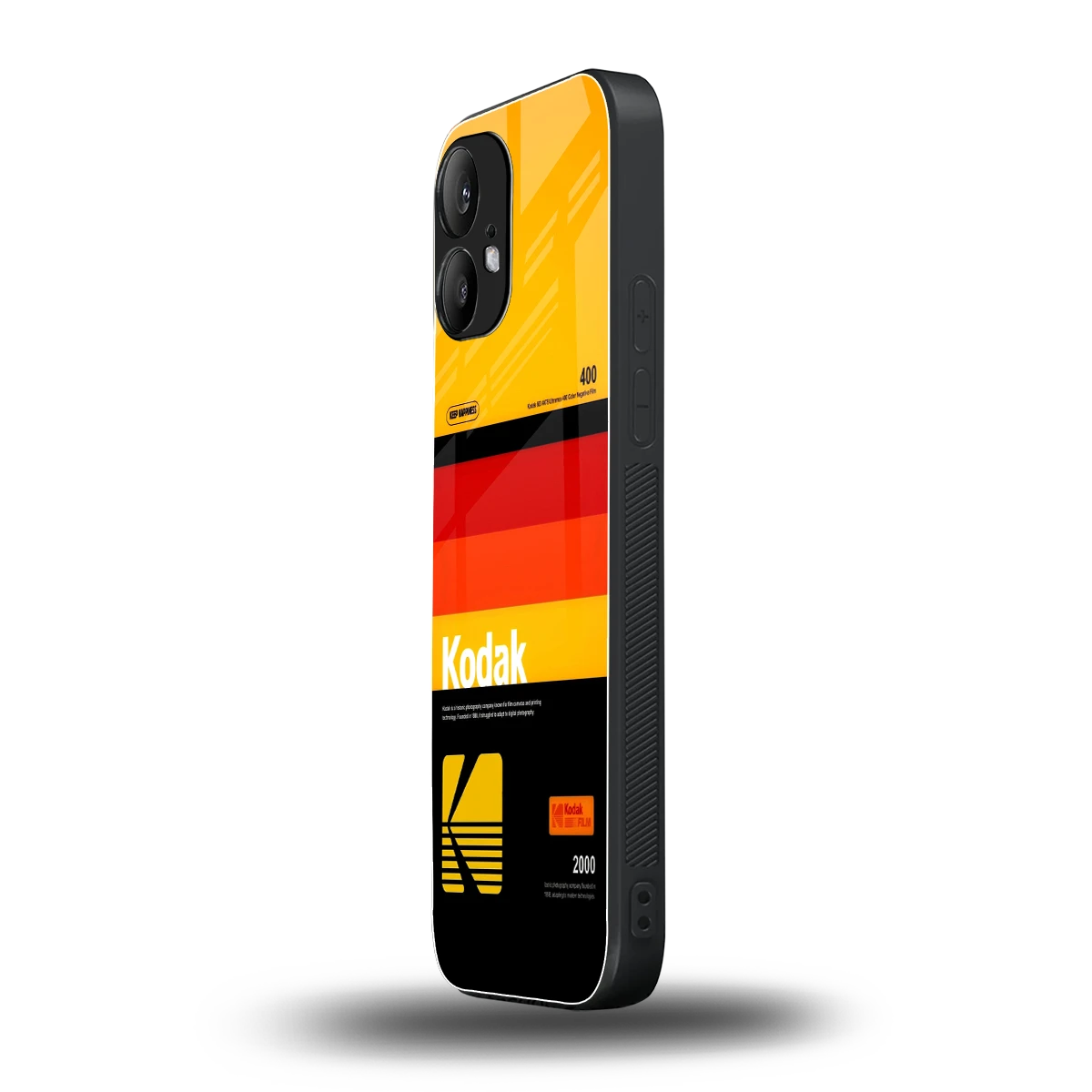 Keep Happiness Yellow nothing phone 2 mobile cover | shockproof glass phone case