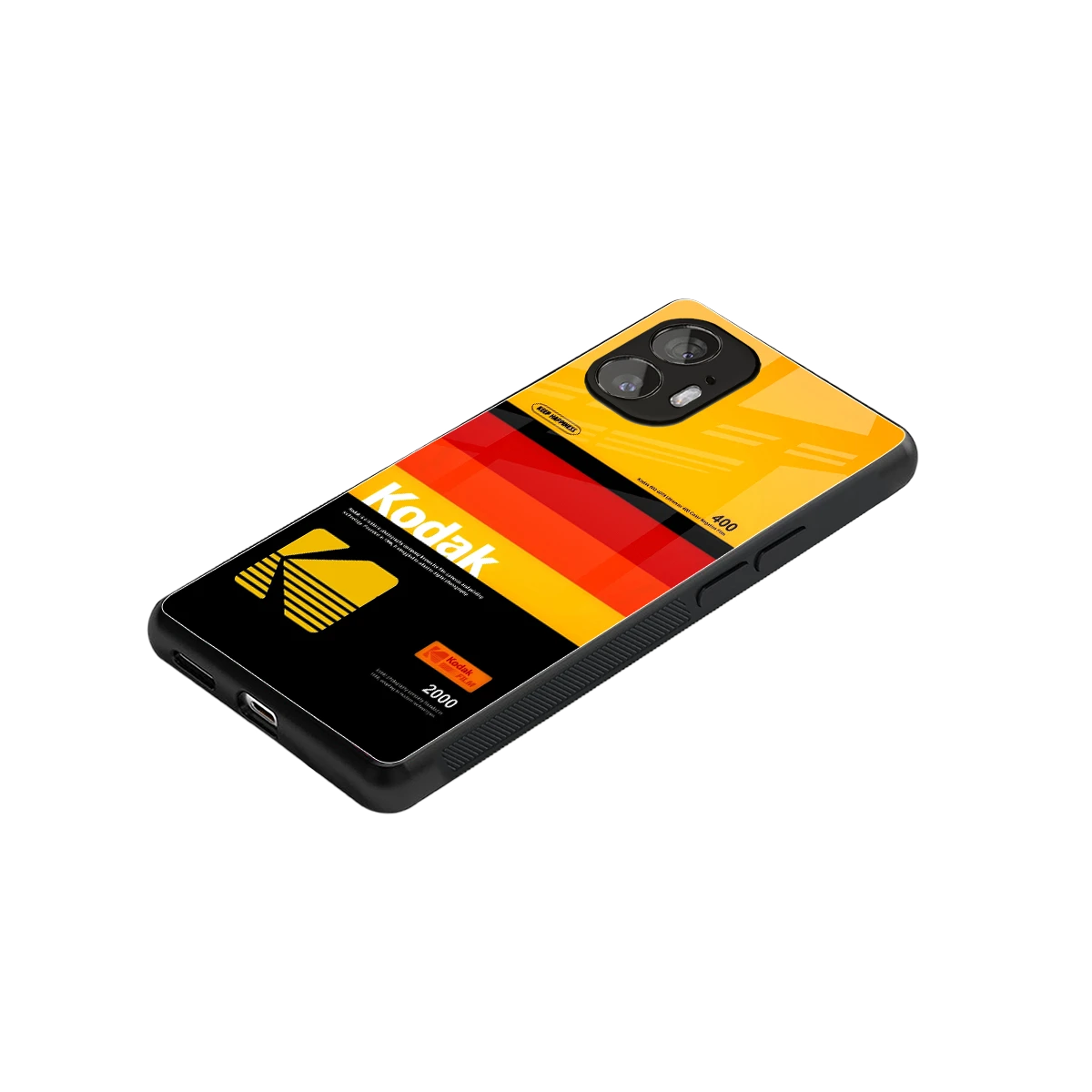 Keep Happiness Yellow stylish phone case for nothing phone 2 | glossy glass and slim fit