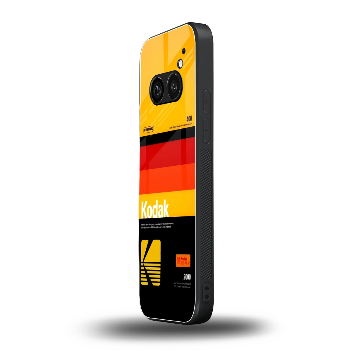 Keep Happiness Yellow nothing phone 2a plus mobile cover | shockproof glass phone case