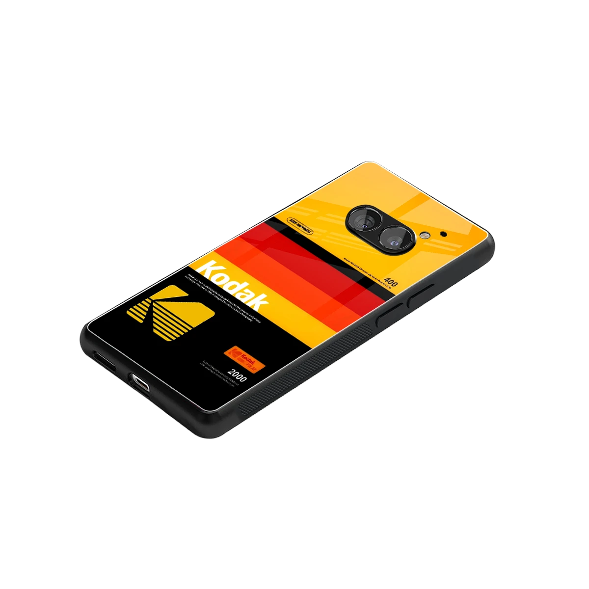 Keep Happiness Yellow stylish phone case for nothing phone 2a | glossy glass and slim fit