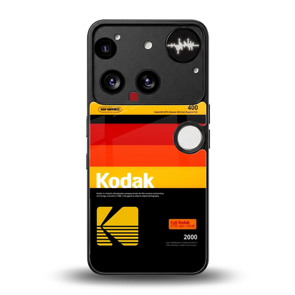 Keep Happiness Yellow back phone cover | glass case for nothing phone 3