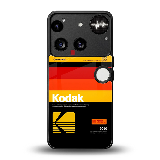Keep Happiness Yellow back phone cover | glass case for nothing phone 3