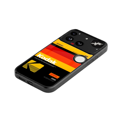Keep Happiness Yellow stylish phone case for nothing phone 3 | glossy glass and slim fit