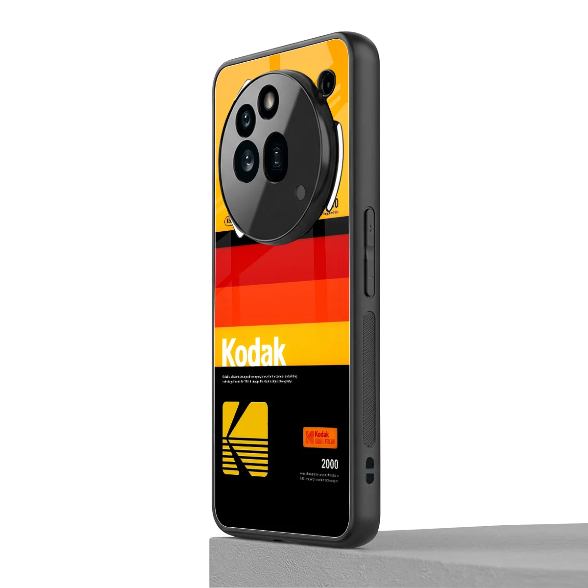 Keep Happiness Yellow nothing phone 3a pro mobile cover | shockproof glass phone case