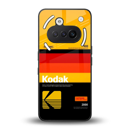 Keep Happiness Yellow back phone cover | glass case for nothing phone 3a