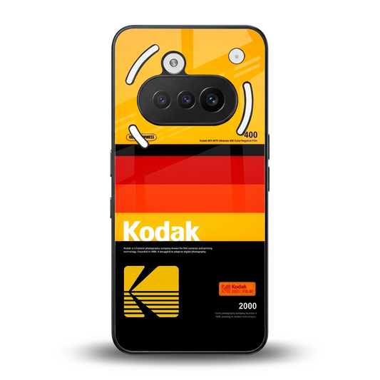 Keep Happiness Yellow back phone cover | glass case for nothing phone 3a