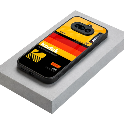 Keep Happiness Yellow stylish phone case for nothing phone 4a | glossy glass and slim fit