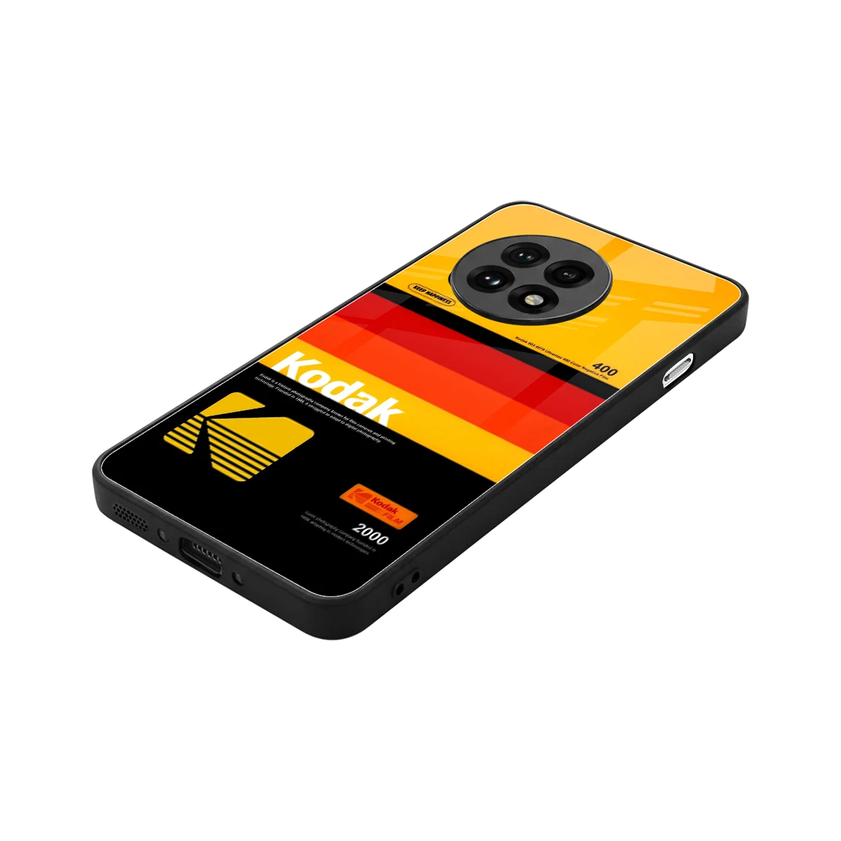 Keep Happiness Yellow stylish phone case for oneplus 13r | glossy glass and slim fit