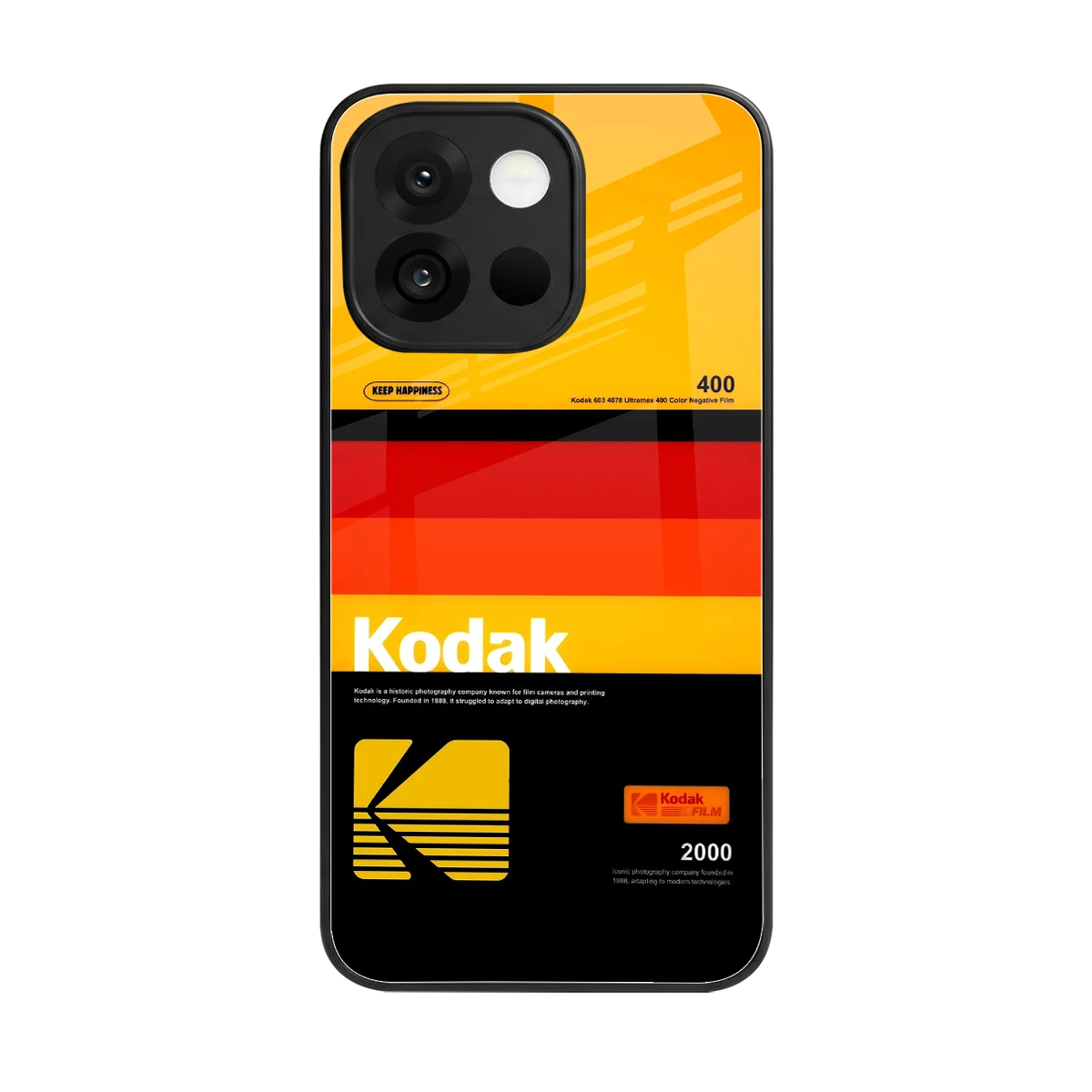Keep Happiness Yellow back phone cover | glass case for oneplus 13s