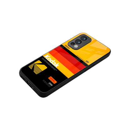 Keep Happiness Yellow stylish phone case for oneplus nord 2 | glossy glass and slim fit