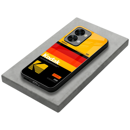 Keep Happiness Yellow stylish phone case for oneplus nord 2t | glossy glass and slim fit