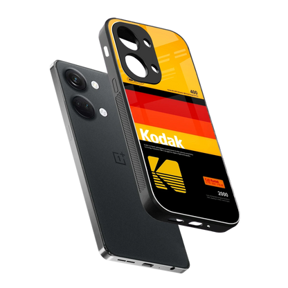 Keep Happiness Yellow sleek oneplus nord 3 cover with tempered glass back and TPU edges