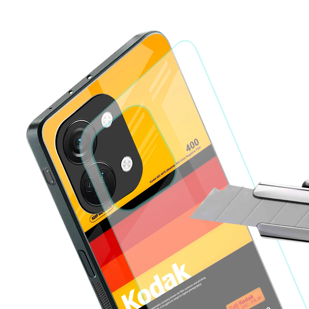 Keep Happiness Yellow stylish phone case for oneplus nord 3 | glossy glass and slim fit