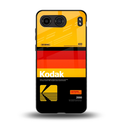 Keep Happiness Yellow back phone cover | glass case for oneplus nord 4