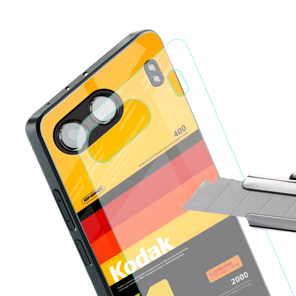 Keep Happiness Yellow stylish phone case for oneplus nord 4 | glossy glass and slim fit