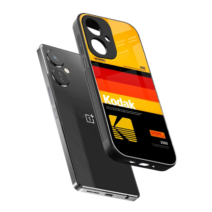 Keep Happiness Yellow sleek oneplus nord ce 3 cover with tempered glass back and TPU edges