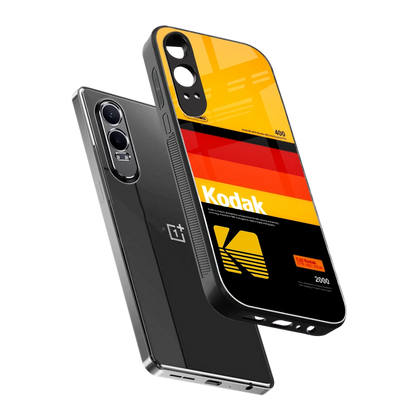 Keep Happiness Yellow sleek oneplus nord ce 4 lite cover with tempered glass back and TPU edges