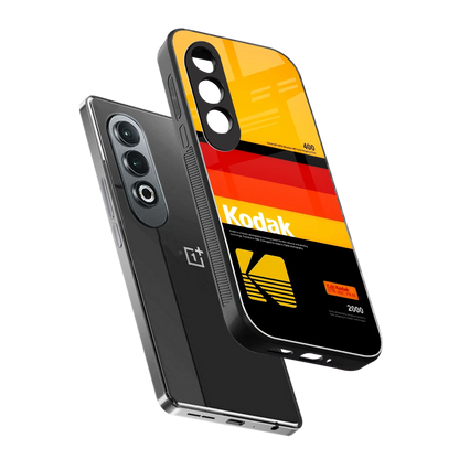 Keep Happiness Yellow sleek oneplus nord ce 4 cover with tempered glass back and TPU edges