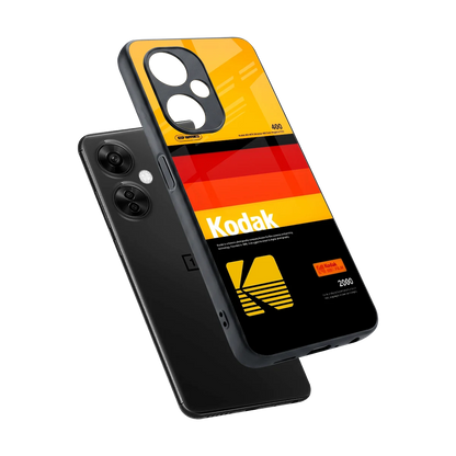 Keep Happiness Yellow sleek oneplus nord ce 3 lite cover with tempered glass back and TPU edges
