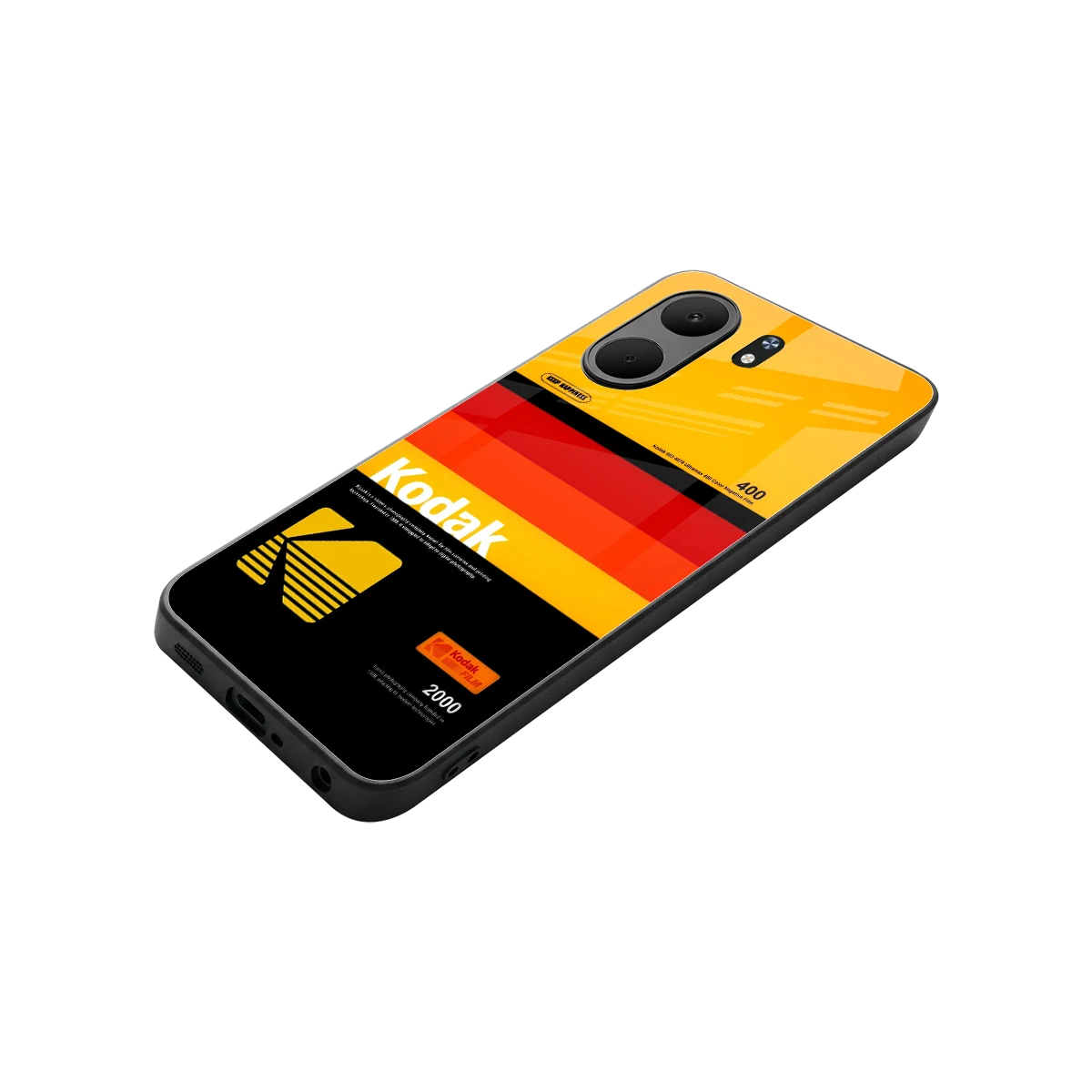 Keep Happiness Yellow stylish phone case for oppo a5x 5g | glossy glass and slim fit