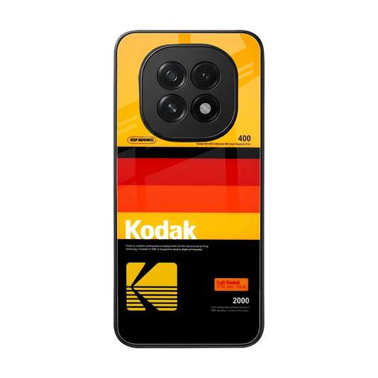Keep Happiness Yellow back phone cover | glass case for oppo f29 5g