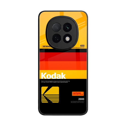 Keep Happiness Yellow back phone cover | glass case for oppo f29 pro 5g