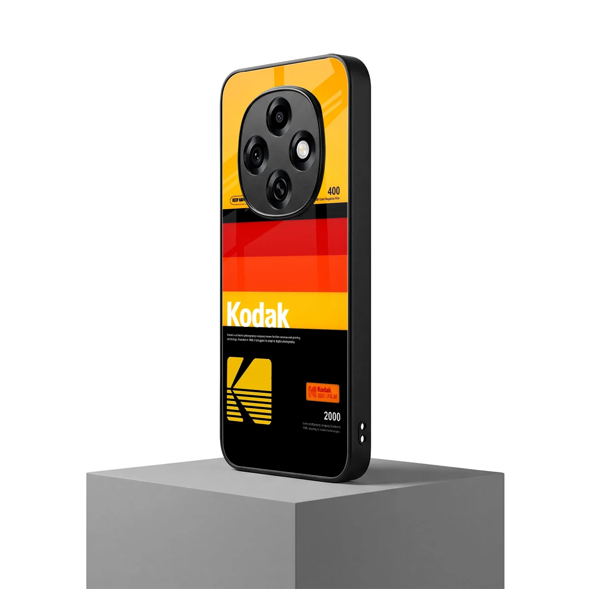 Keep Happiness Yellow oppo f31 pro 5g mobile cover | shockproof glass phone case