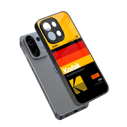 Keep Happiness Yellow sleek oppo k13 5g cover with tempered glass back and TPU edges