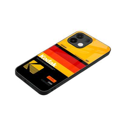Keep Happiness Yellow stylish phone case for oppo k13 5g | glossy glass and slim fit