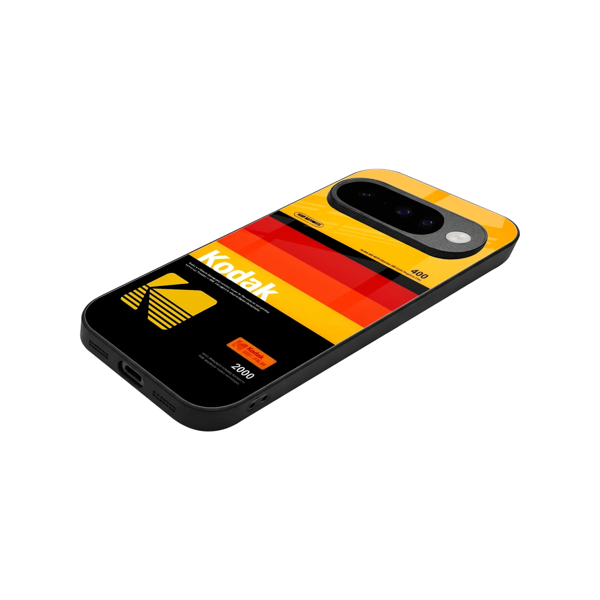 Keep Happiness Yellow stylish phone case for google pixel 10 | glossy glass and slim fit