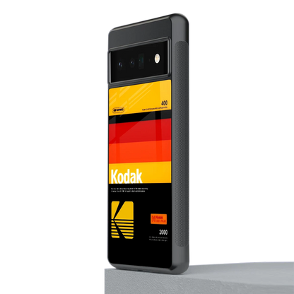 Keep Happiness Yellow stylish phone case for google pixel 6 pro | glossy glass and slim fit