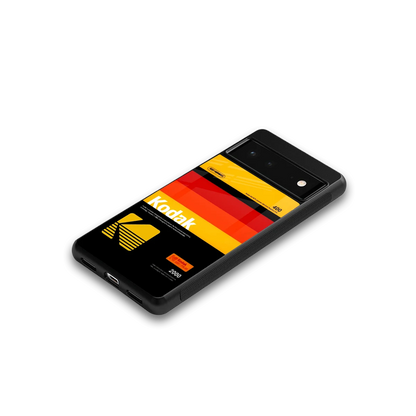 Keep Happiness Yellow google pixel 6a mobile cover | shockproof glass phone case