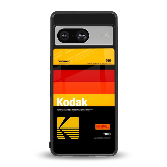 Keep Happiness Yellow back phone cover | glass case for google pixel 8