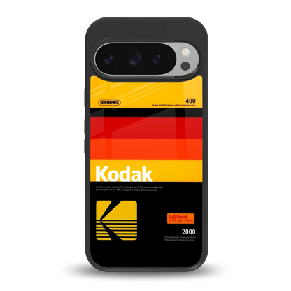 Keep Happiness Yellow back phone cover | glass case for google pixel 9 pro