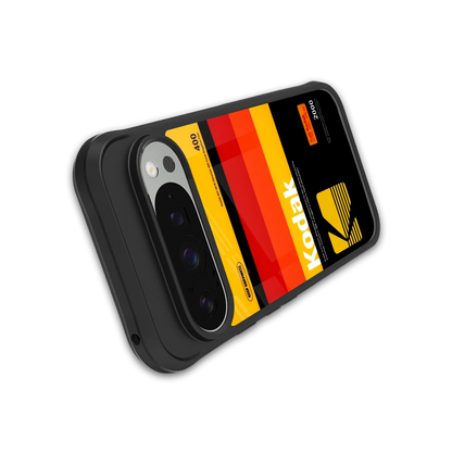 Keep Happiness Yellow stylish phone case for google pixel 9 pro xl | glossy glass and slim fit