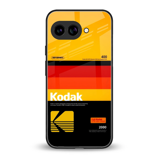 Keep Happiness Yellow back phone cover | glass case for google pixel 9a