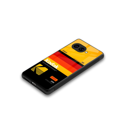 Keep Happiness Yellow stylish phone case for google pixel 10a | glossy glass and slim fit