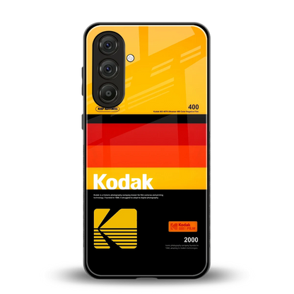 Keep Happiness Yellow back phone cover | glass case for samsung galaxy a55 5g