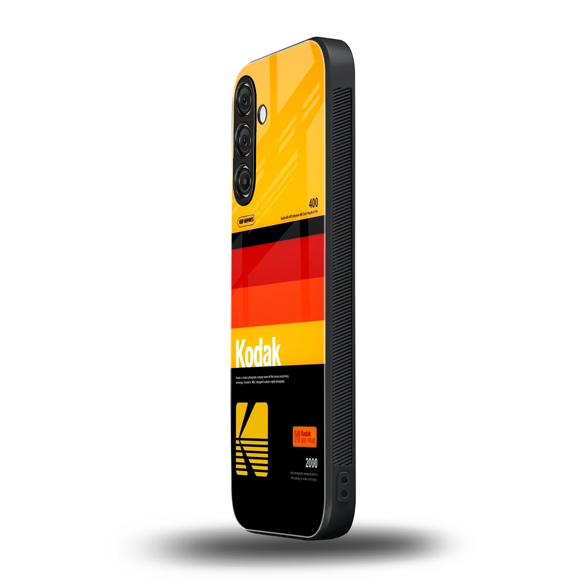 Keep Happiness Yellow samsung galaxy a55 5g mobile cover | shockproof glass phone case