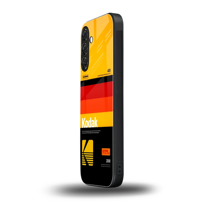Keep Happiness Yellow samsung galaxy m36 5g mobile cover | shockproof glass phone case