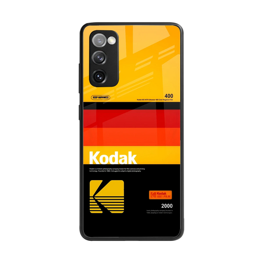 Keep Happiness Yellow back phone cover | glass case for samsung galaxy s20 fe