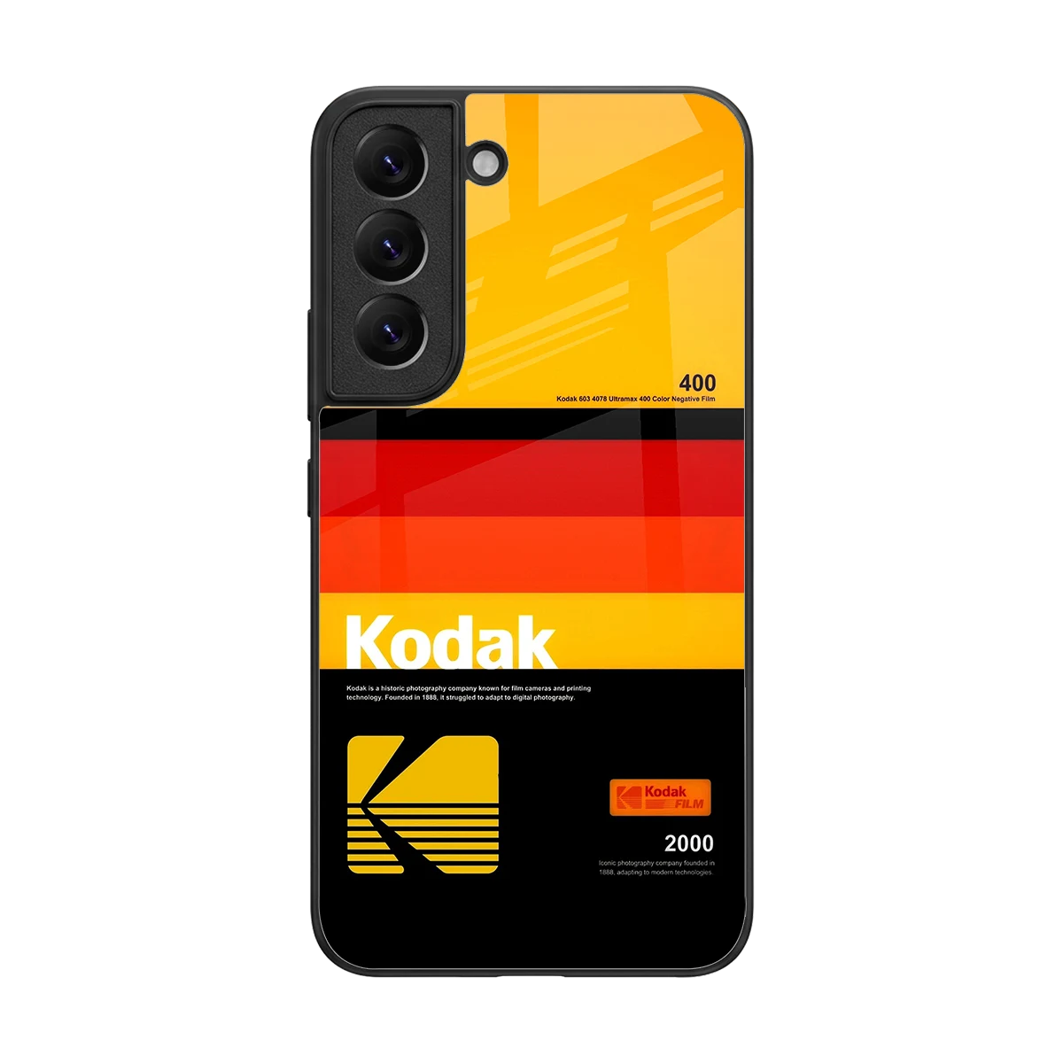 Keep Happiness Yellow back phone cover | glass case for samsung galaxy s22