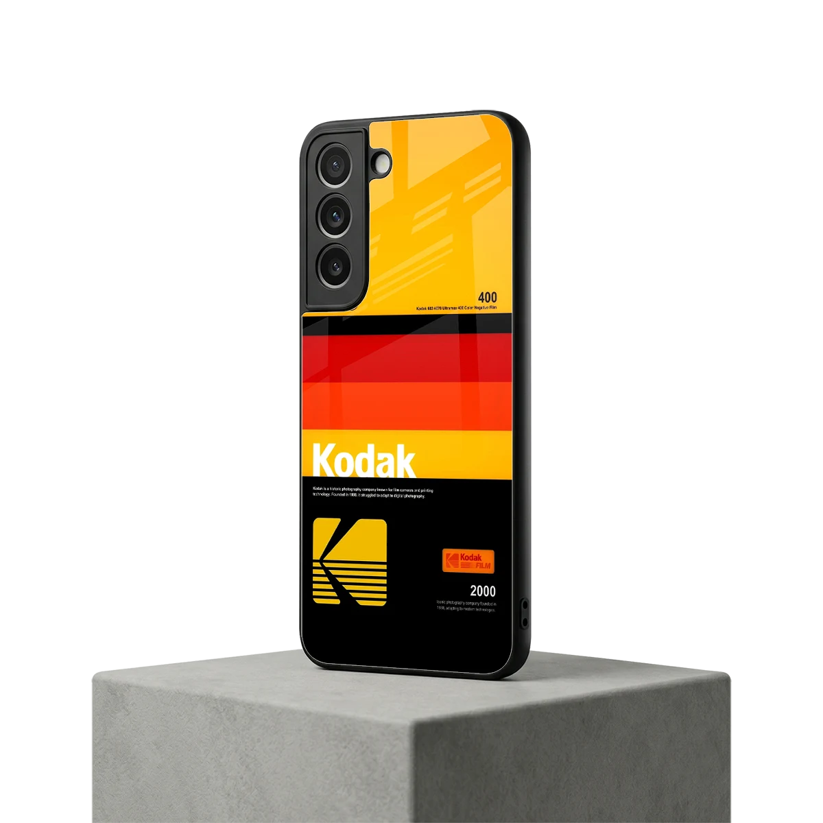 Keep Happiness Yellow samsung galaxy s22 mobile cover | shockproof glass phone case