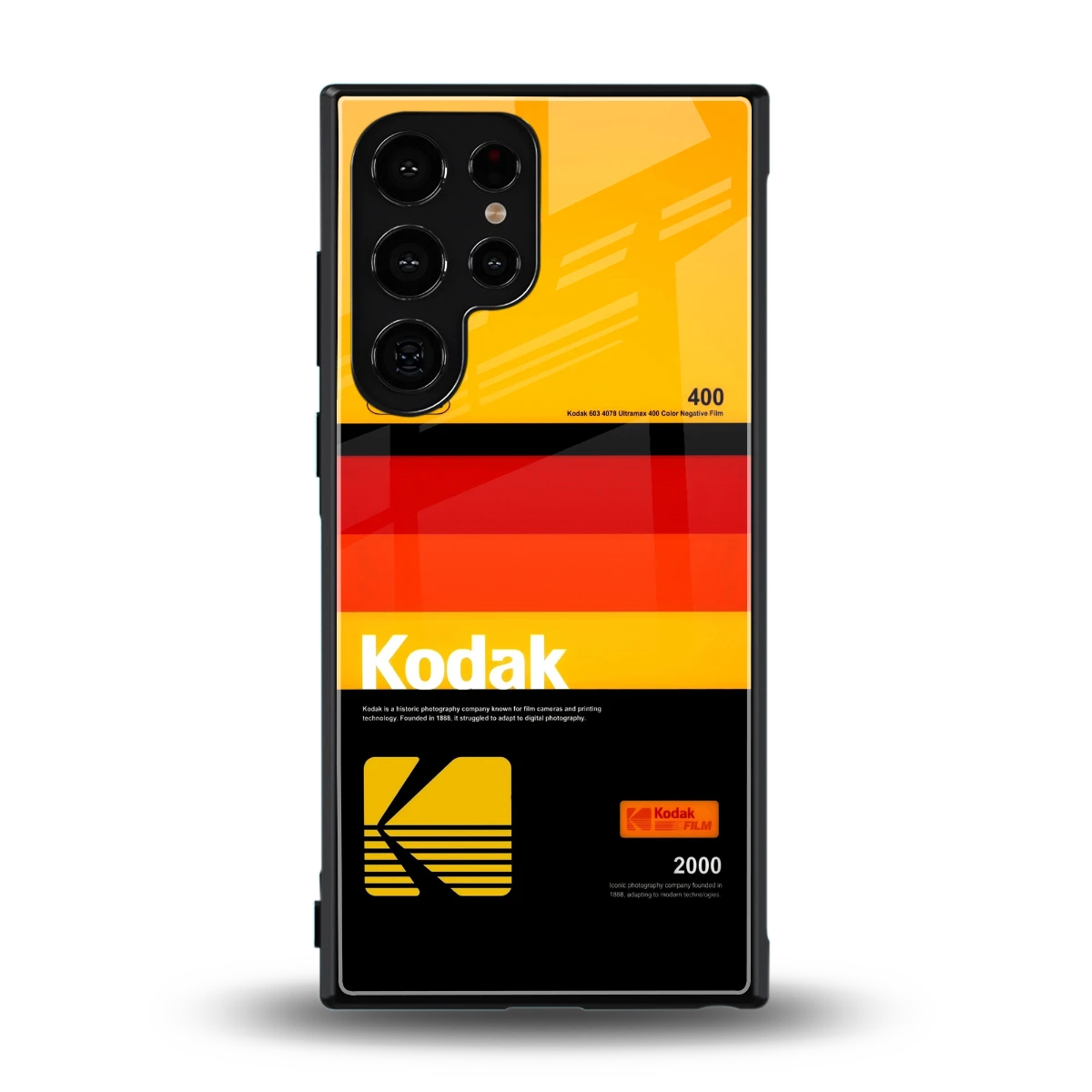 Keep Happiness Yellow back phone cover | glass case for samsung galaxy s23 ultra