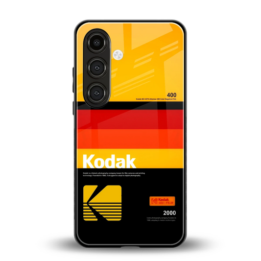 Keep Happiness Yellow back phone cover | glass case for samsung galaxy s24