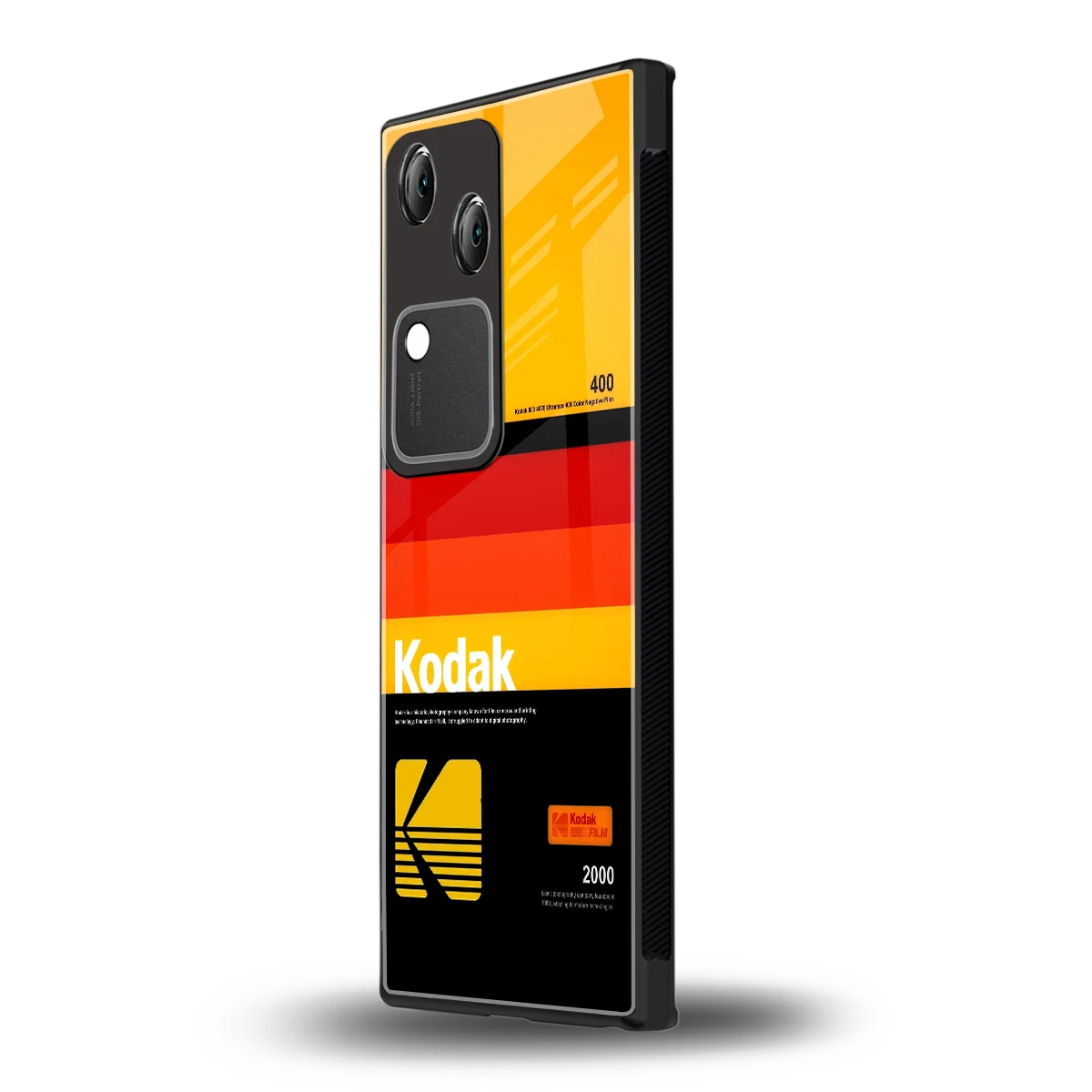 Keep Happiness Yellow vivo v30 mobile cover | shockproof glass phone case
